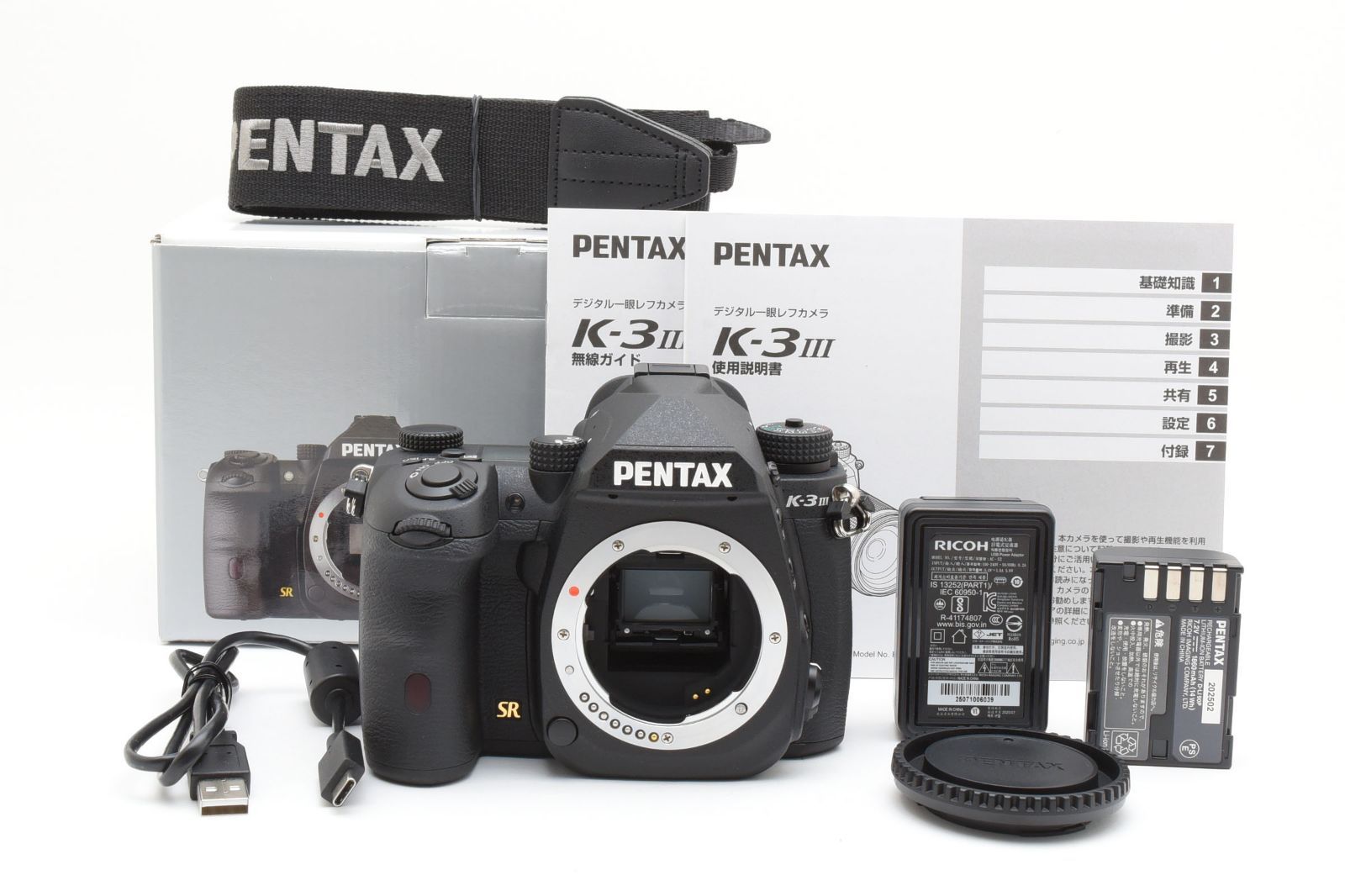 ★極上美品★ ★ショット数極少42回★ ペンタックス PENTAX K-3 Mark III ブラック 元箱付き ARYM6422 #81