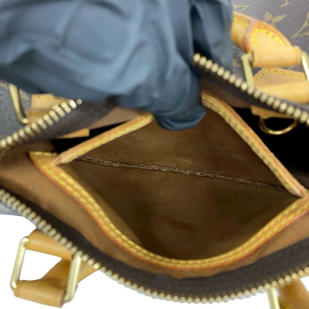 極 美品 LOUIS VUITTON ルイヴィトン スピーディ 25 モノグラム レザー