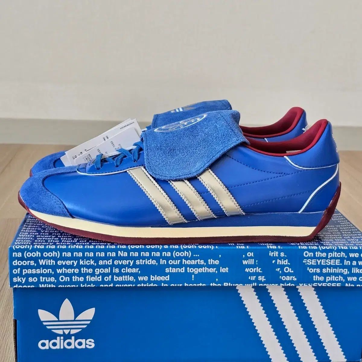 280 新品 アディダス x イェスアイシー カントリー OG ブルー シルバー JR2601