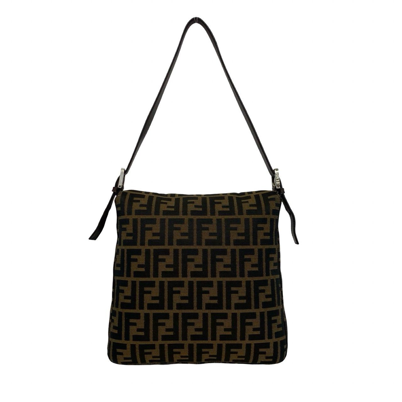 極 美品 FENDI フェンディ ヴィンテージ ズッカ FF 柄 キャンバス