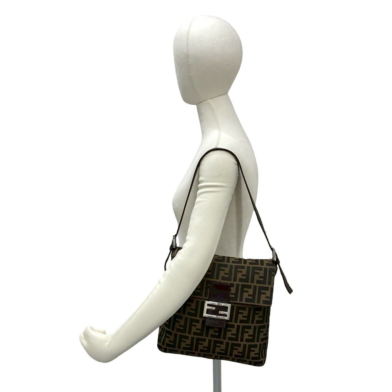 極 美品 FENDI フェンディ ヴィンテージ ズッカ FF 柄 キャンバス