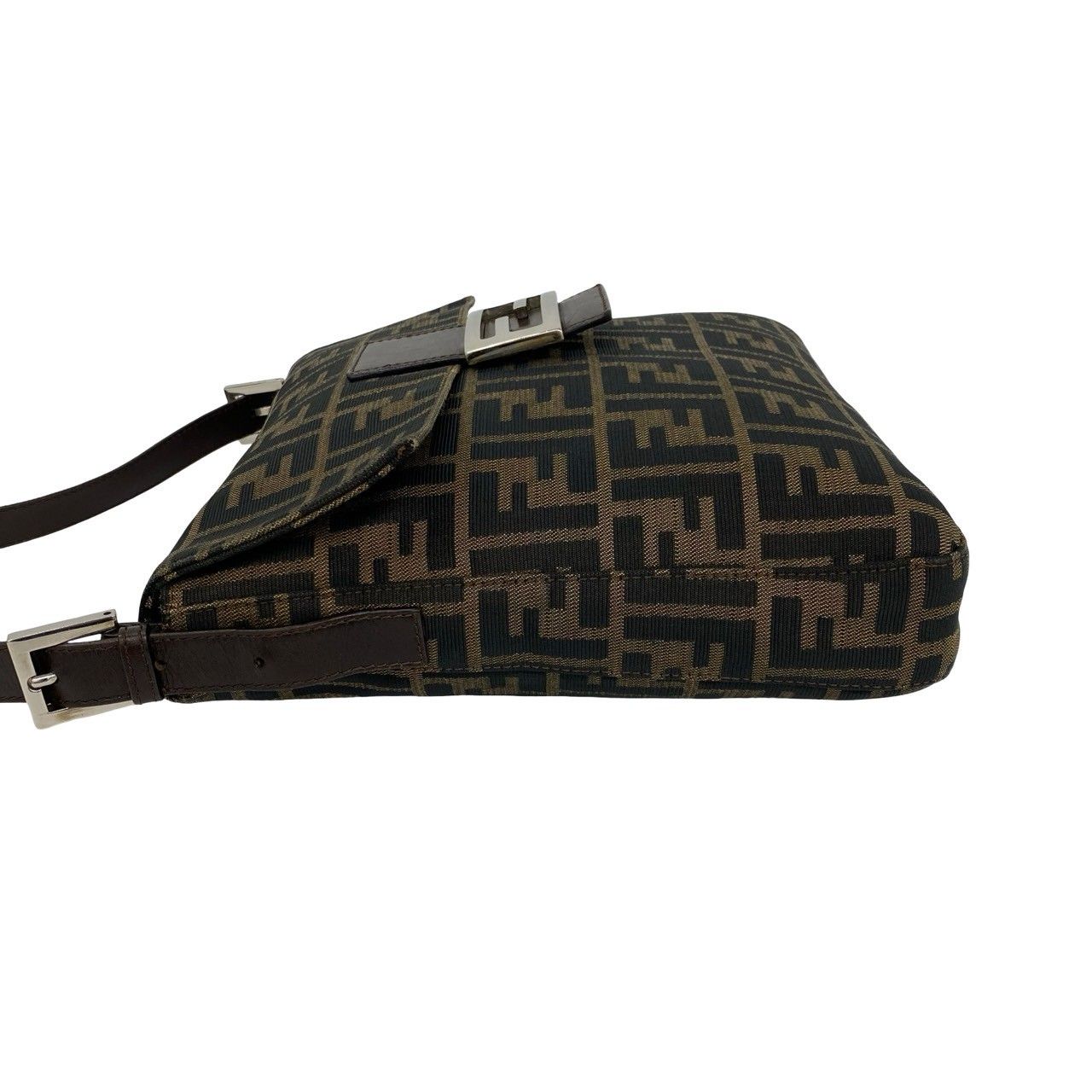 極 美品 FENDI フェンディ ヴィンテージ ズッカ FF 柄 キャンバス
