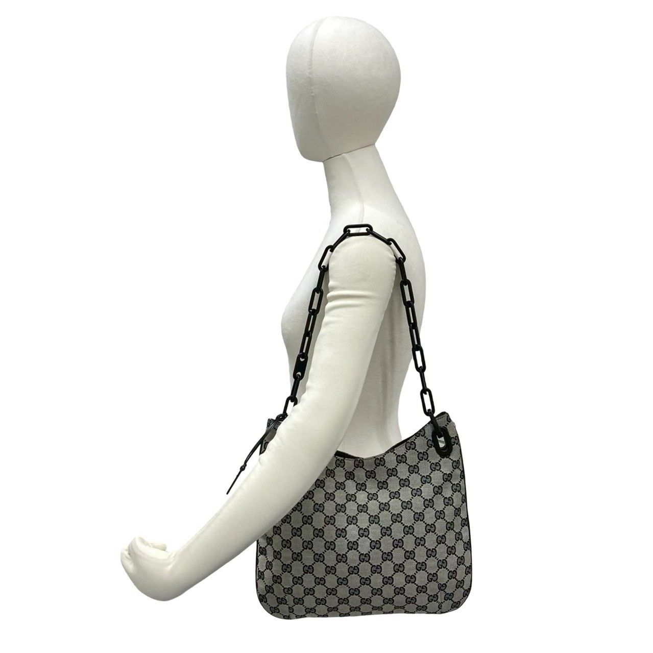 極 美品 GUCCI グッチ オールドグッチ ヴィンテージ GG キャンバス 柄 