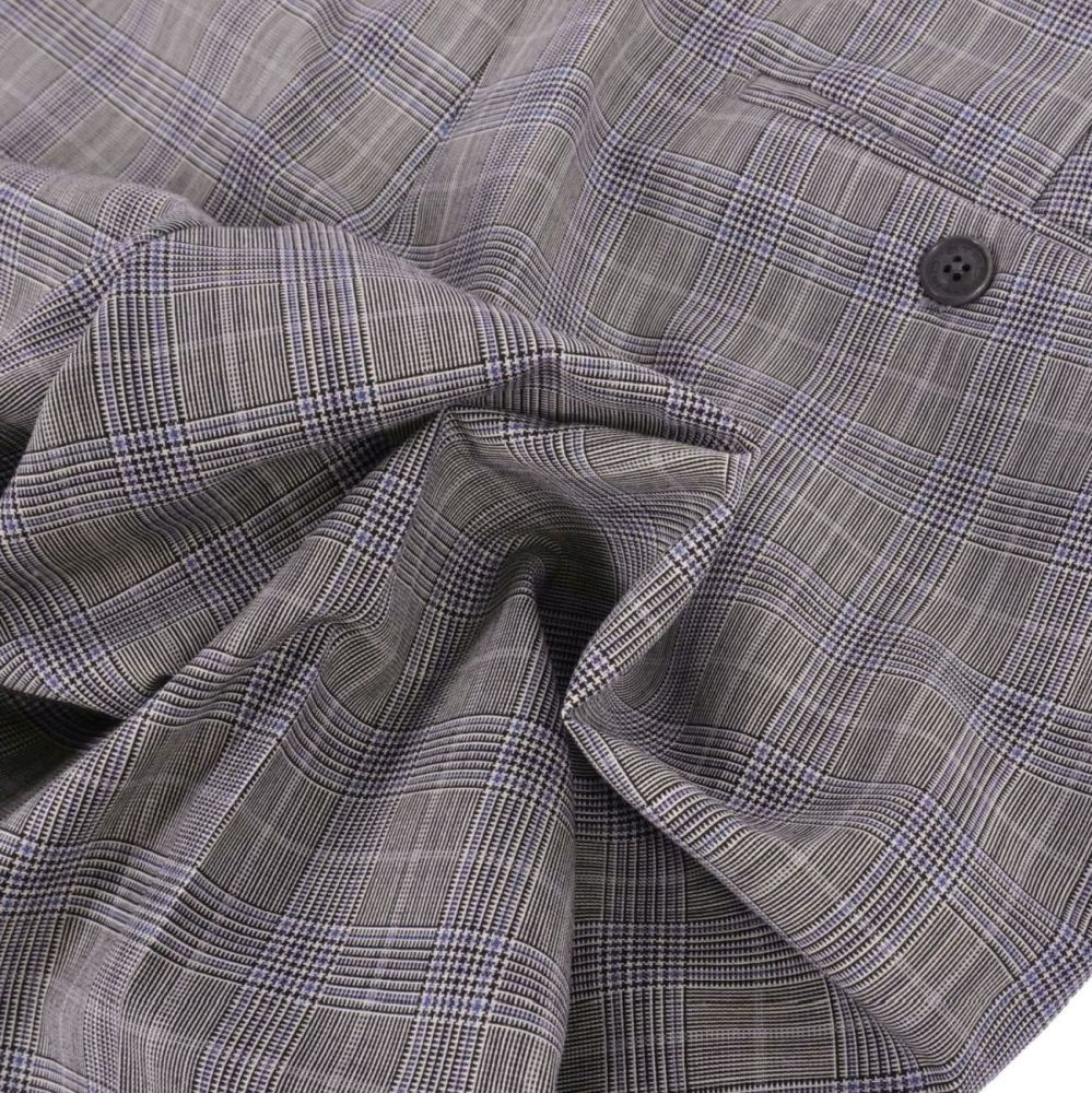 美品 エトロ ETRO セットアップ スーツ シングル チェック ウール