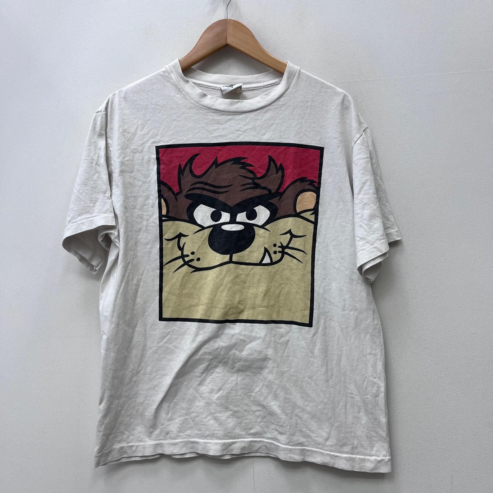 【加古川店】 中古 半袖Ｔシャツ LOONEY TUNE WARNER タズマニアンデビル ホワイト サイズ：L 【101】