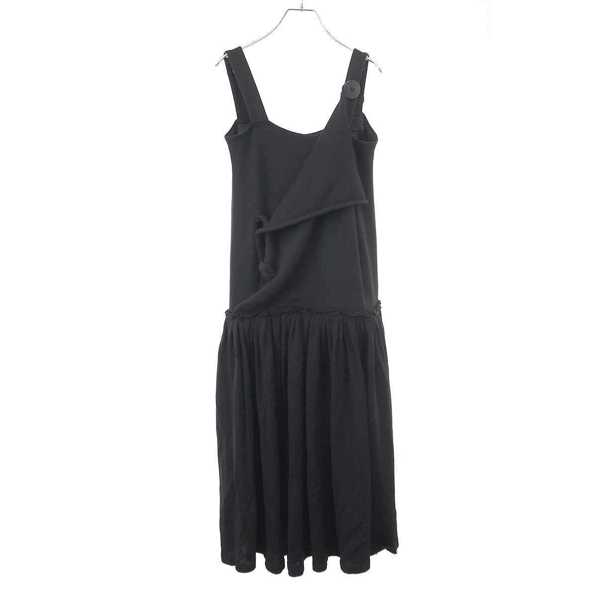 Yohji Yamamoto FEMME ヨウジヤマモト ファム 1998AW ニットドレスワンピース FY-D18-961 ブラック S