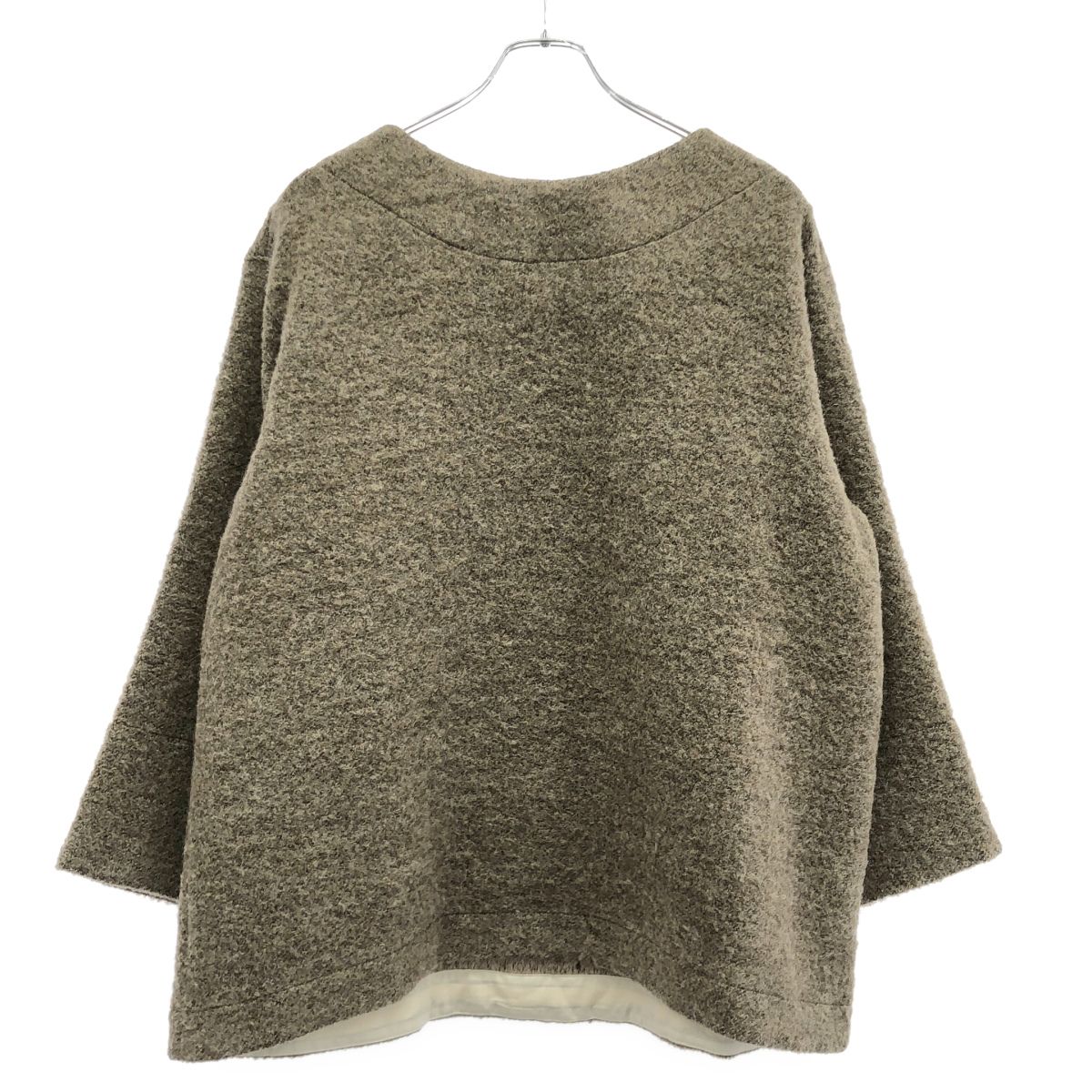 Curensology カレンソロジー 25AW ブークレープルオーバートップス CL506117ER-00 ベージュ F