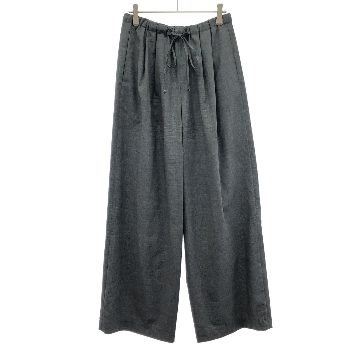 ENFOLD エンフォルド 20AW ライトサマーウールパンツ 300DA331-0620 グレー 38