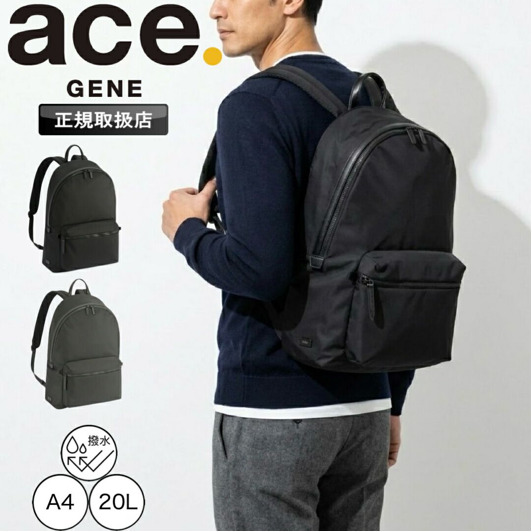 新品 エースジーン ace.GENE エース ビジネスリュック PC 出張 キャリーオン 20L ACE レノウ バックパック デイパック ビジネス ビジネスバック A4 2気室 シンプル リクルート フレッシャーズ 通学 通勤 ブランド 正規品 20102 15,675円