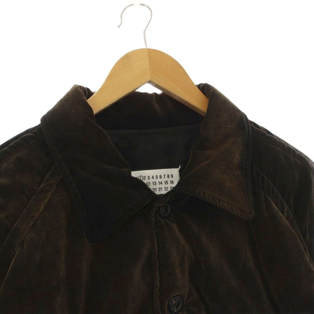メゾンマルジェラ Maison Margiela 22AW Velvet bomber jacket