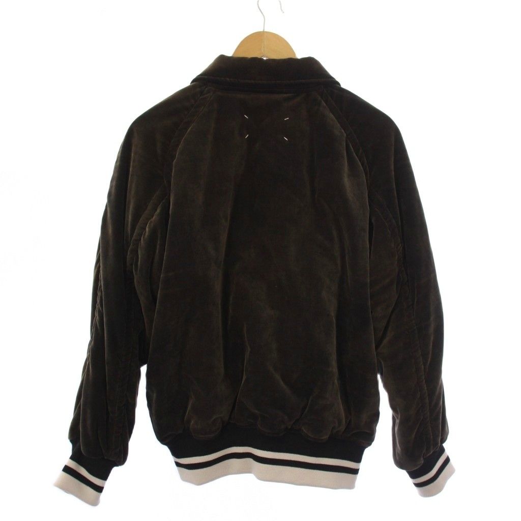 メゾンマルジェラ Maison Margiela 22AW Velvet bomber jacket 