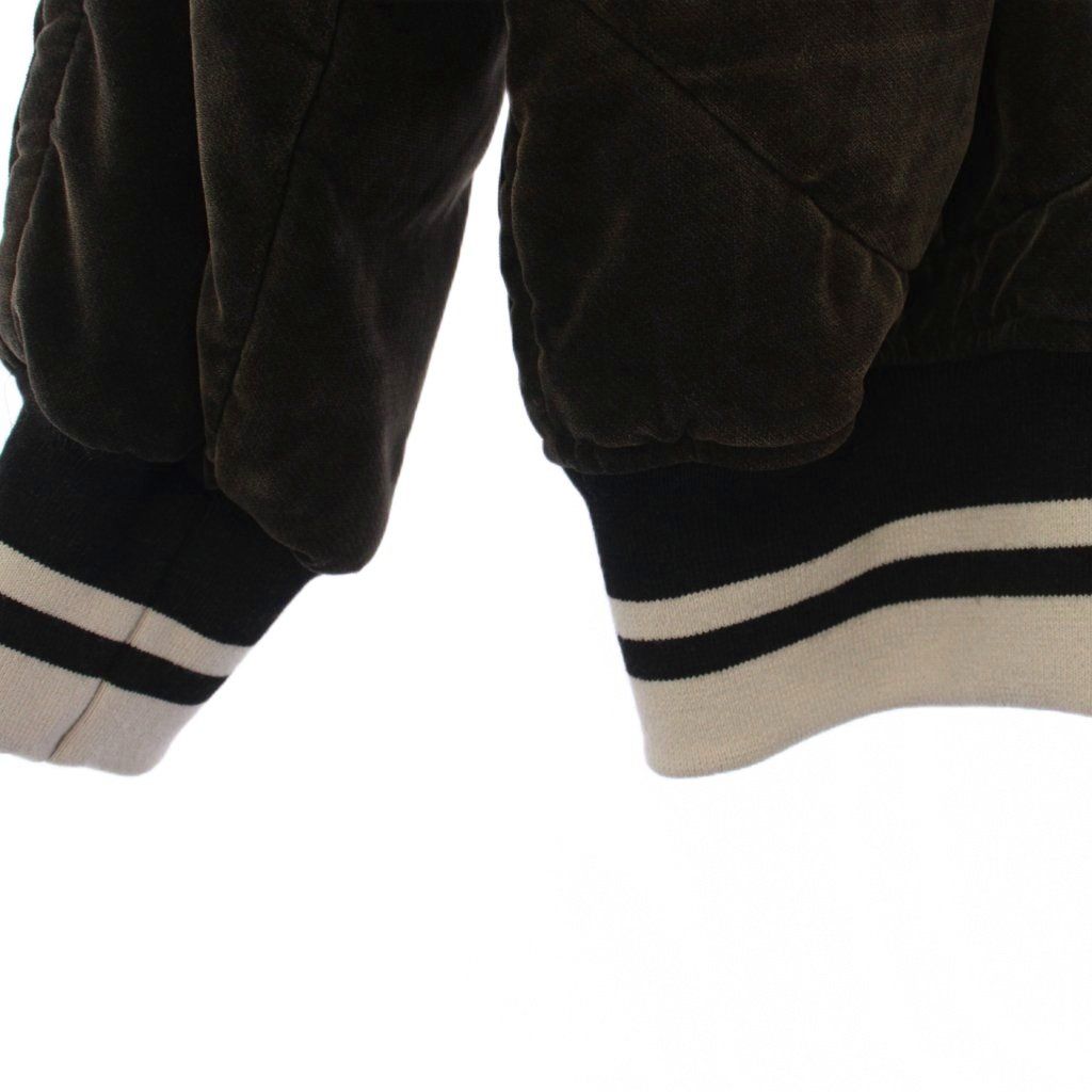 メゾンマルジェラ Maison Margiela 22AW Velvet bomber jacket