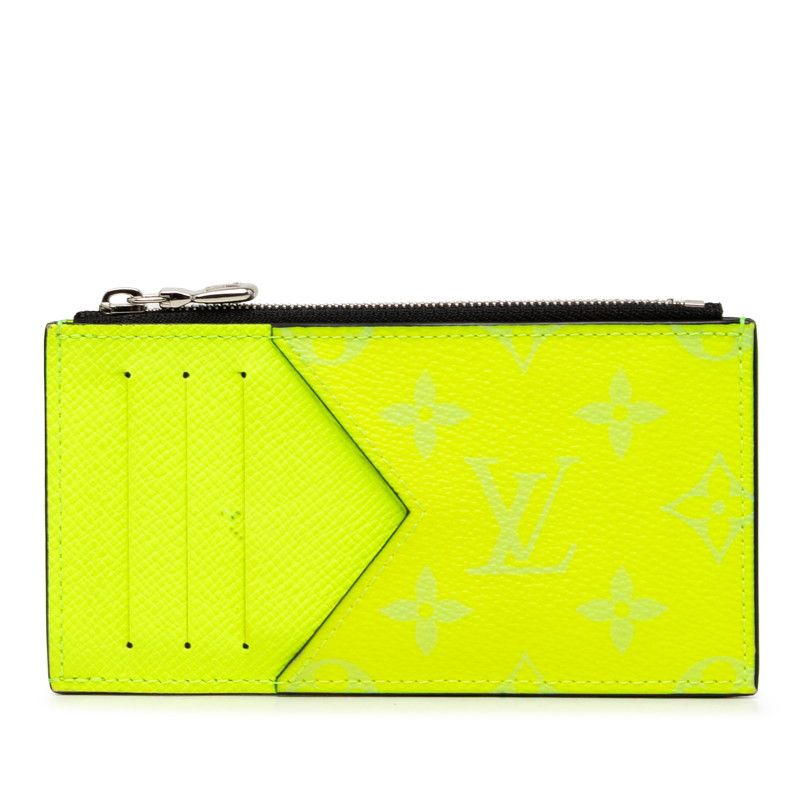 ルイ ヴィトン モノグラム フラグメントケース コインケース M30320 イエロー PVC タイガラマ メンズ LOUIS VUITTON【1-0275236】