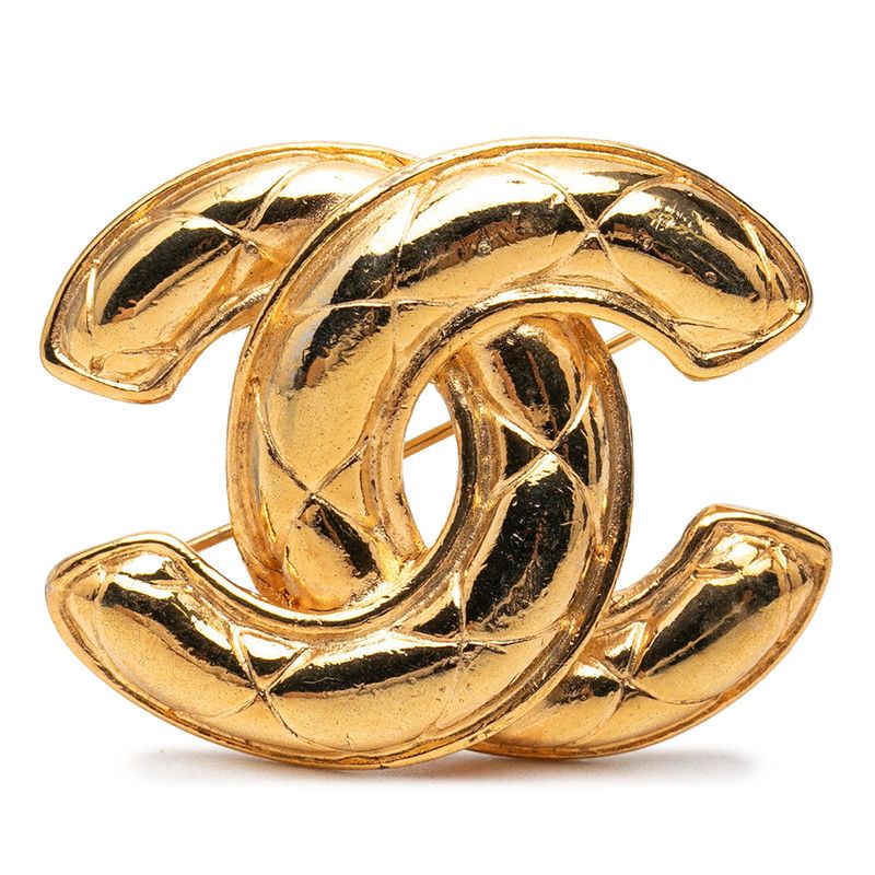 シャネル ココマーク ブローチ ゴールド メッキ レディース CHANEL【1