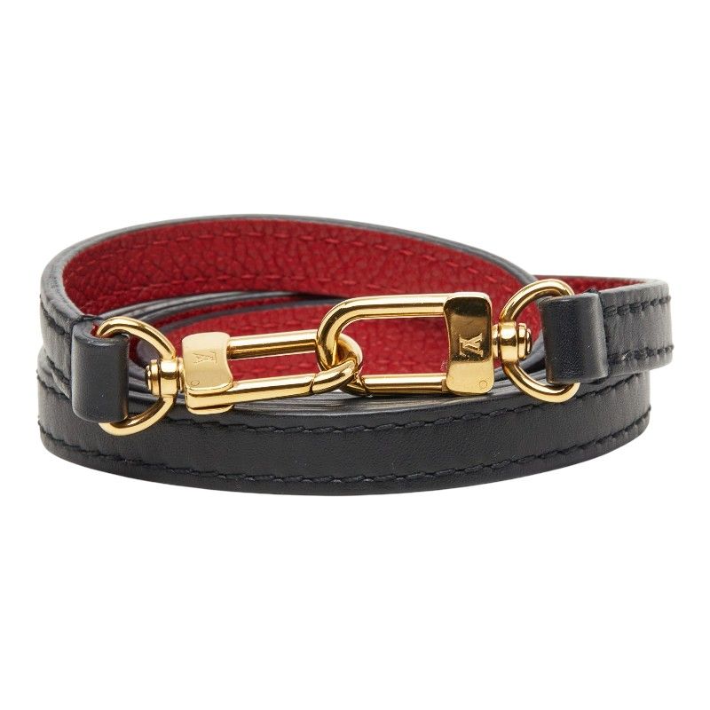ルイ ヴィトン ショルダーストラップ ネイビー レザー レディース LOUIS VUITTON【1-0276149】