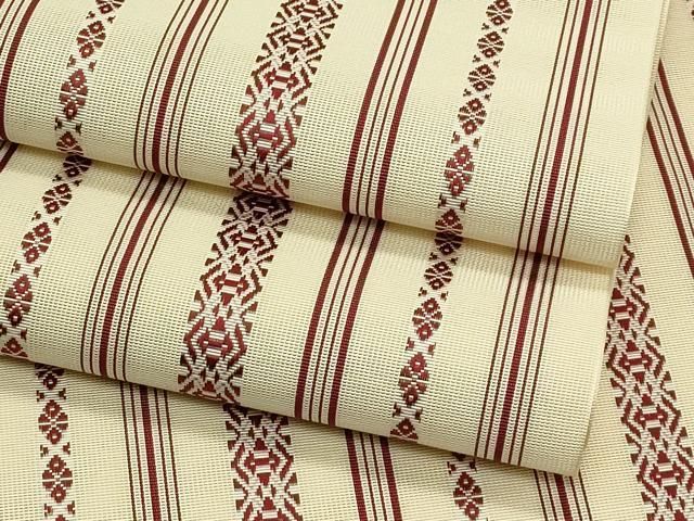 平和屋着物＊夏物　本場筑前博多織　八寸名古屋帯　紗献上　正絹　逸品　未使用　CABI5410rv