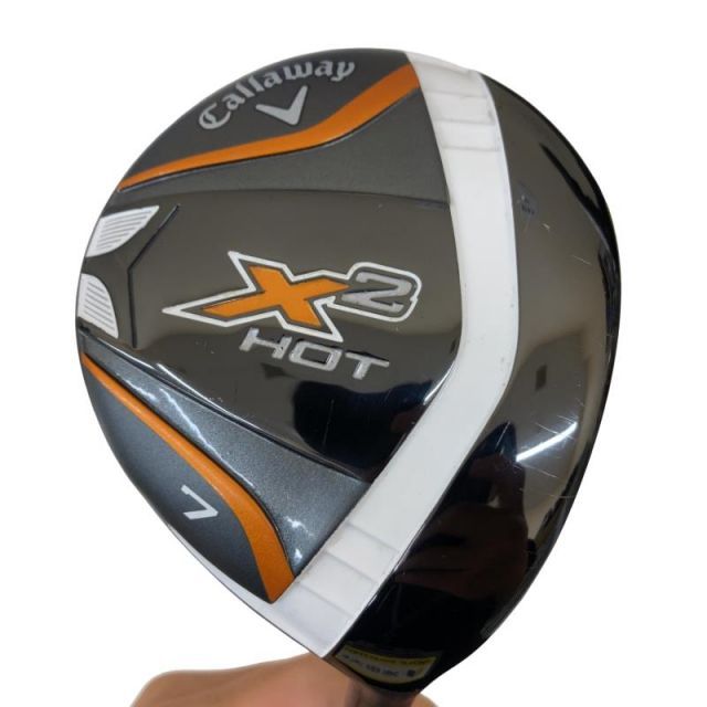 【中古】 キャロウェイ X2 HOT 7W USA フェアウェイウッド FW ALDILA TOUR(フェアウェイ) (フレックスS) メンズ 男性用 右利き 右用 Cランク ゴルフクラブ