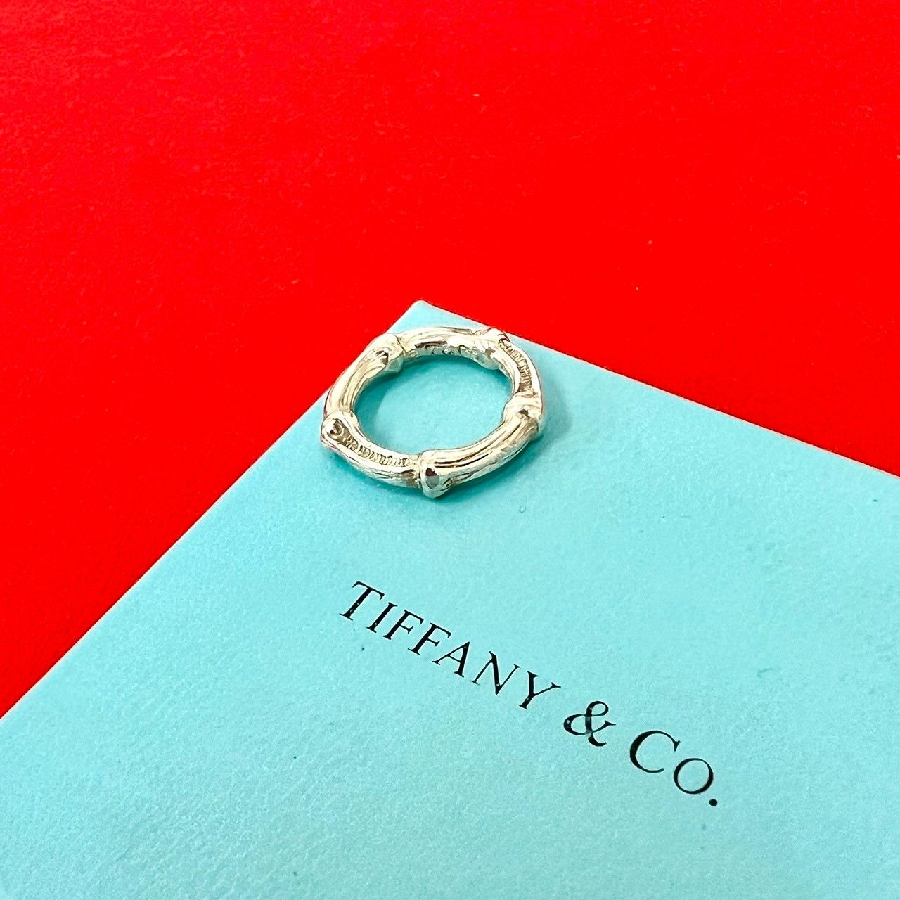 極 美品 TIFFANY&Co. ティファニー ヴィンテージ バンブー リング 