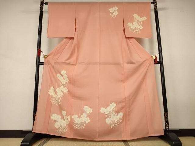 平和屋着物＊夏物　訪問着　絽　草花文　正絹　逸品　未使用　AABJ8141jd