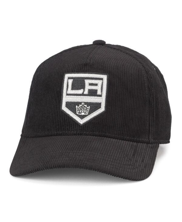 アメリカンニードル メンズ アクセサリー 帽子 コーデュロイ American Needle Mens Black Los Angeles Kings Corduroy Chain Stitch Ad