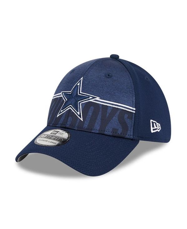 ニューエラ メンズ アクセサリー 帽子 New Era Mens Navy Dallas Cowboys 2023 NFL Training Camp 39THIRTY Flex Fit Hat Na