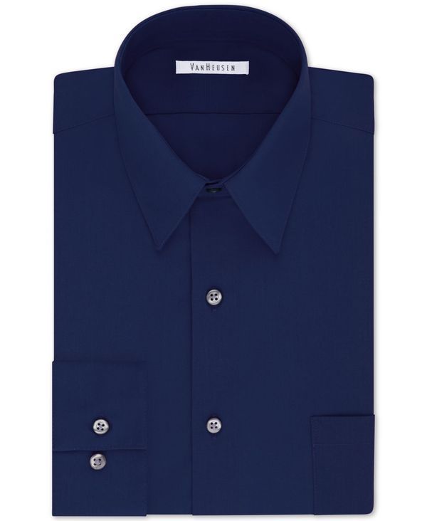 ヴァンハウセン メンズ トップス シャツ レギュラーフィット トール Van Heusen Mens Big Tall ClassicRegular Fit Wrinkle Free Poplin S