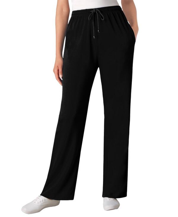 ウーマン ウィズイン レディース ボトムス カジュアルパンツ ストレート プラスサイズ トール ニット Woman Within Womens Plus Size Tall Sport Knit St