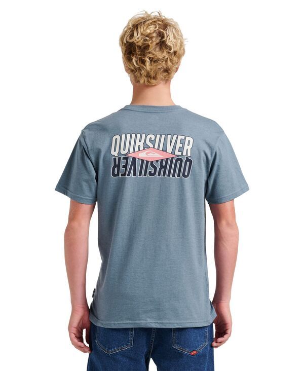 クイックシルバー メンズ トップス Tシャツ Quiksilver Mens Ride Side Up TShirt China blue heather ヘザー