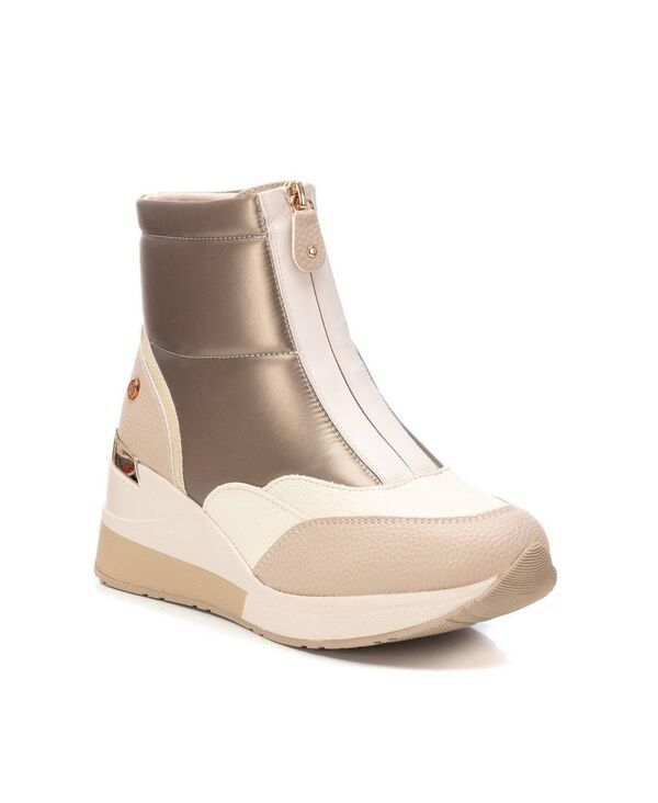 キシタイ レディース シューズ ブーツ・レインブーツ Womens Sport Booties By XTI Beige ベージュ