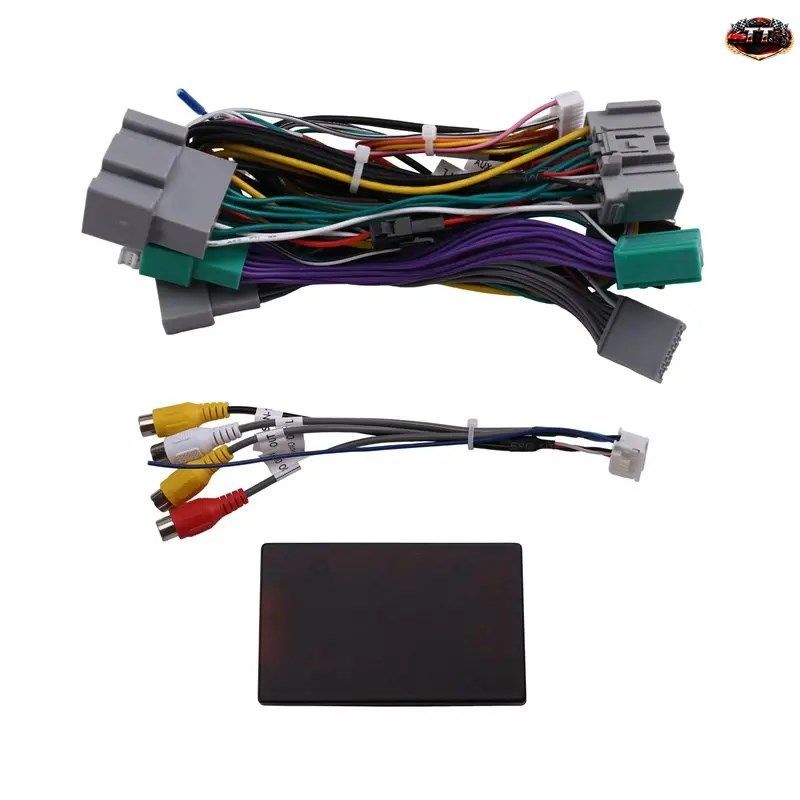 A65X-VOLVO S60 XC60 2008-2013対応 16ピン車載配線ハーネスケーブル（CANBUSボックス付き）- OD-OLO-01