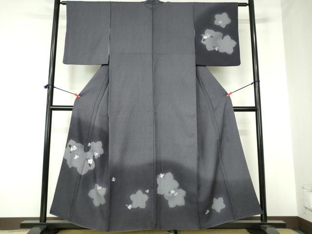 平和屋着物●訪問着　舞花　暈し染め　金銀彩　正絹　逸品　DABH0176op