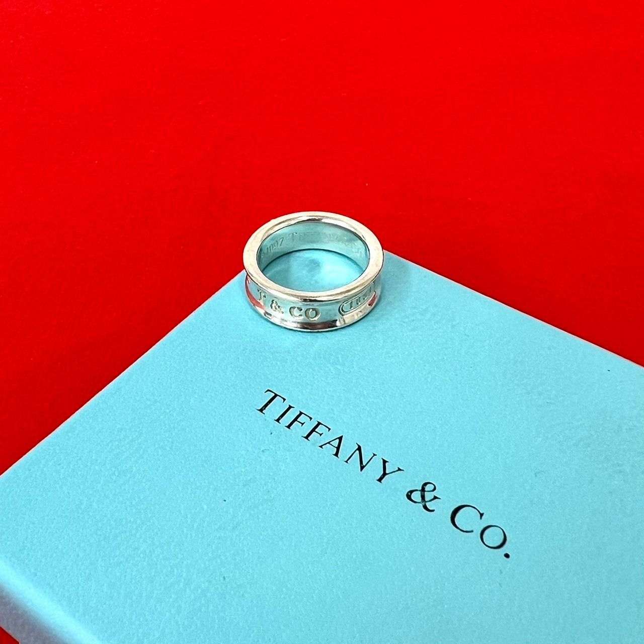 極 美品 TIFFANY&Co. ティファニー ヴィンテージ ナロー リング