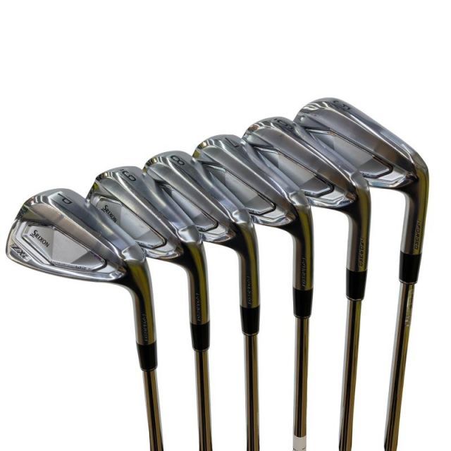 【中古】 ダンロップ SRIXON ZXi5 6S アイアンセット IR 純正特注シャフト (フレックスR) メンズ 男性用 右利き 右用 Cランク ゴルフクラブ