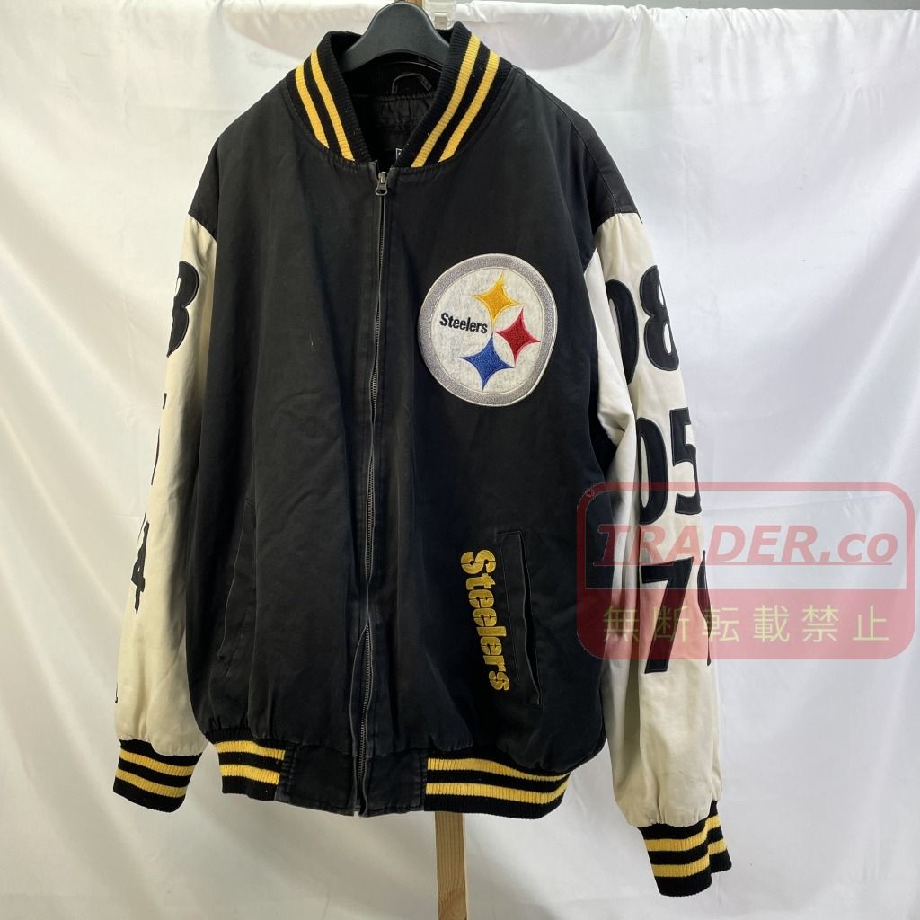 NFL スティーラーズ スタジャン STEELERS アメフト 希少 匿名配送 01w-6926 NFL Pittsburgh Steelers ピッツバーグ・スティーラーズ