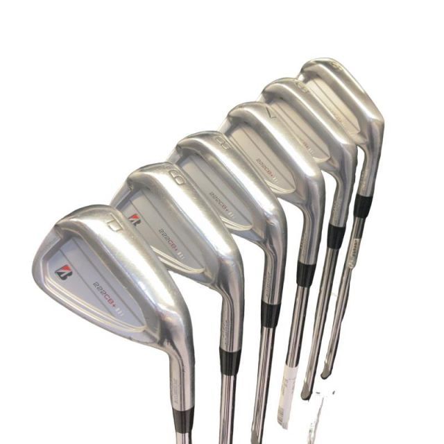 【中古】 ブリヂストン BRIDGESTONE 222CB+ 6S アイアンセット IR NS PRO 950GH neo (フレックスS) メンズ 男性用 右利き 右用 Cランク ゴルフクラブ