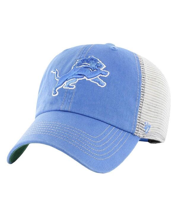 47 ブランド メンズ アクセサリー 帽子 47 Brand Mens BlueNatural Detroit Lions Trawler Clean Up Trucker Adjustable Ha
