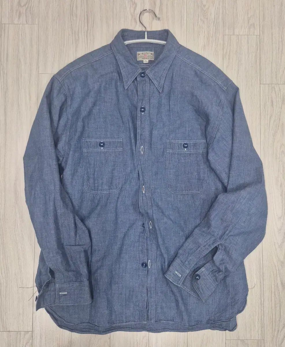 バズリクソンズ シャンブレーシャツ 18 18 1/2 XL サイズ