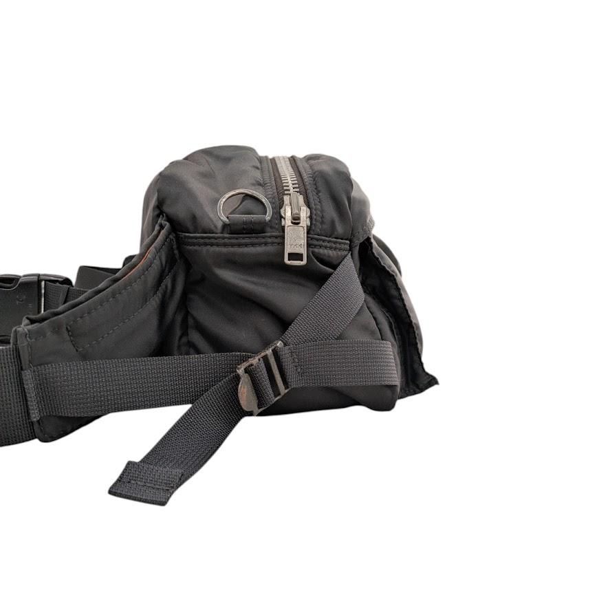 【未使用級】PORTER ポーター タンカー ウエストバック ブラック PORTER ポーター TANKER タンカー Waist Bag ウエストバッグ ブラック