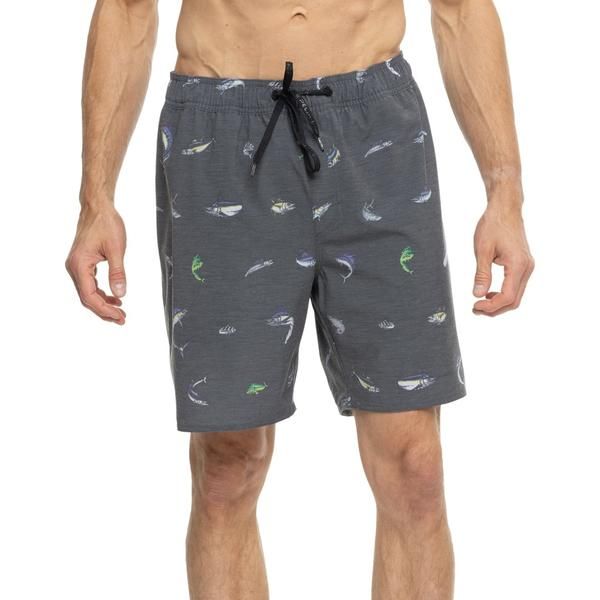 ペラジック メンズ 水着 ハーフパンツ・ショーツ Pelagic Dockside Gamefish Swim Trunks Black ブラック