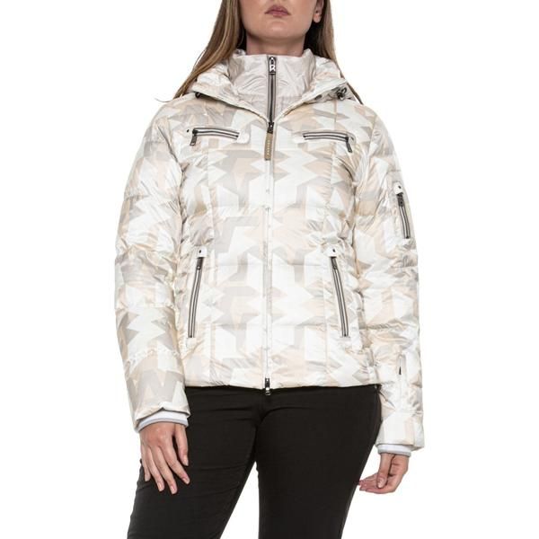 ボグナー レディース アウター ジャケット・ブルゾン ダウン Bogner CarryDown Ski Jacket Waterproof Insulated OffWhite オフホワイト