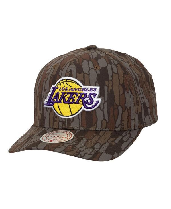 ミッチェルネス メンズ アクセサリー 帽子 Mitchell Ness Mens Camo Los Angeles Lakers Hidden ProCrown Adjustable Hat Camo