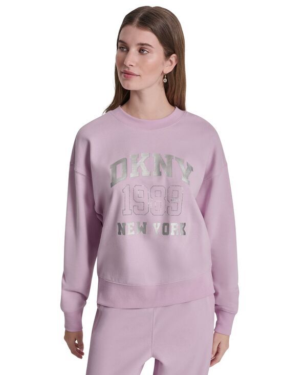 ダナ キャラン ニューヨーク レディース アウター パーカー・スウェット クルーネック シャツ DKNY Sport Womens Crew Neck PullOn Sweatshirt Pink L 9,706円