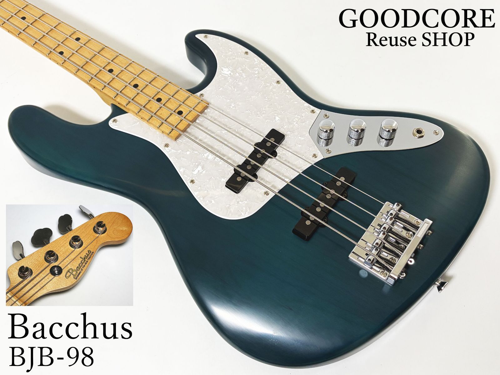 Bacchus バッカス BJB-98 GLAY JIRO ジャズベース エレキベース - メルカリ