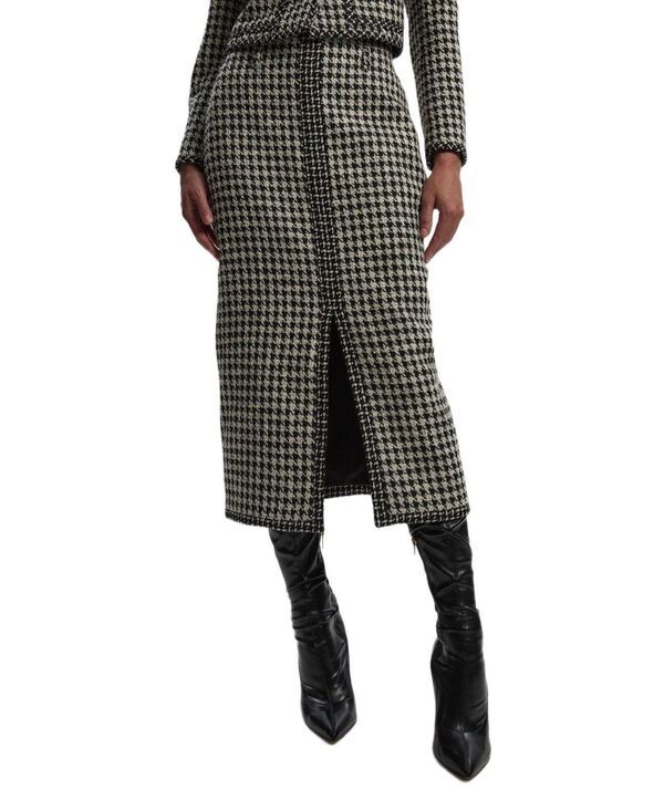カレンミレン レディース ボトムスカート ツイード Karen Millen Womens Tweed Belted Pencil Skirt Multi マルチカラー