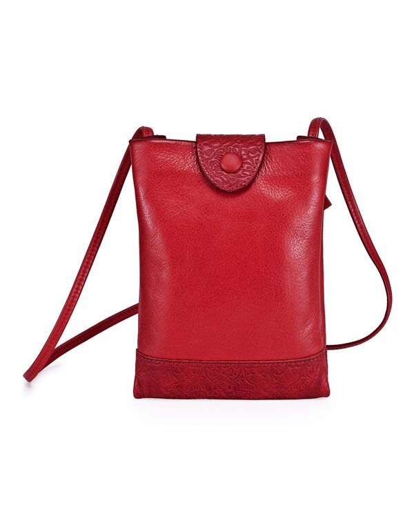 オールドトレンド レディース バッグ ミニ OLD TREND Lily Mini Crossbody Handbag Ruby Red レッド