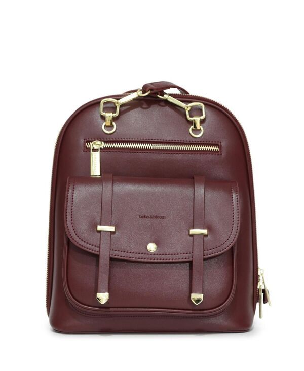 ベルアンドブルーム レディース バッグ バックパック・リュックサック レザー Belle Bloom 5th Ave Leather Backpack Burgundy バーガンディ