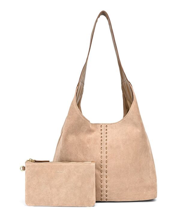 オールドトレンド レディース バッグ OLD TREND Hydrangea Medium Hobo Handbag Tan Beige タン