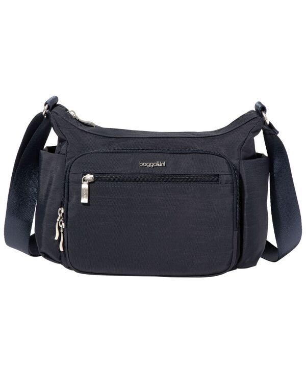 バッガリーニ レディース バッグ Baggallini Crosstown Small Hobo Crossbody Handbag French Navy ネイビー