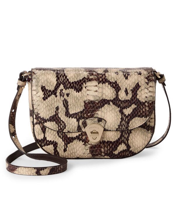 ブランミン レディース バッグ レザー Brahmin Portia Mythos Feline Smalleather Crossbody Handbag Feline Mythos