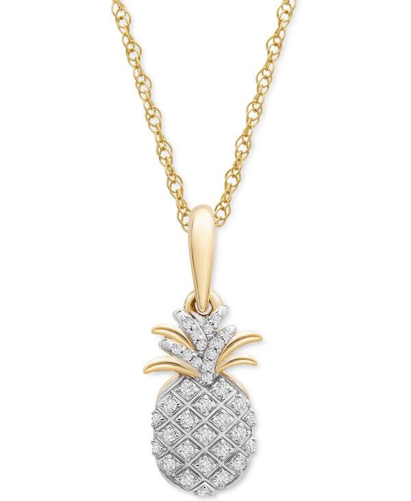 ラップド レディース アクセサリー ネックレス・チョーカー・ペンダントトップ レース Wrappediamond Pineapple 18 Pendant Necklace 110 ctw in 10